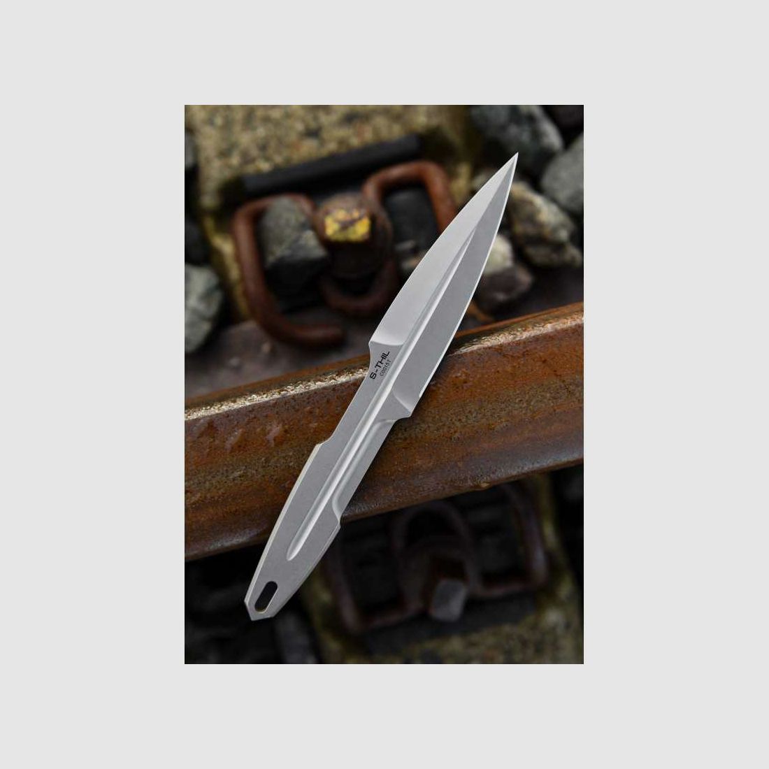 Extrema Ratio S-THIL taktisches Feststehendes Messer Stone Washed Böhler N690