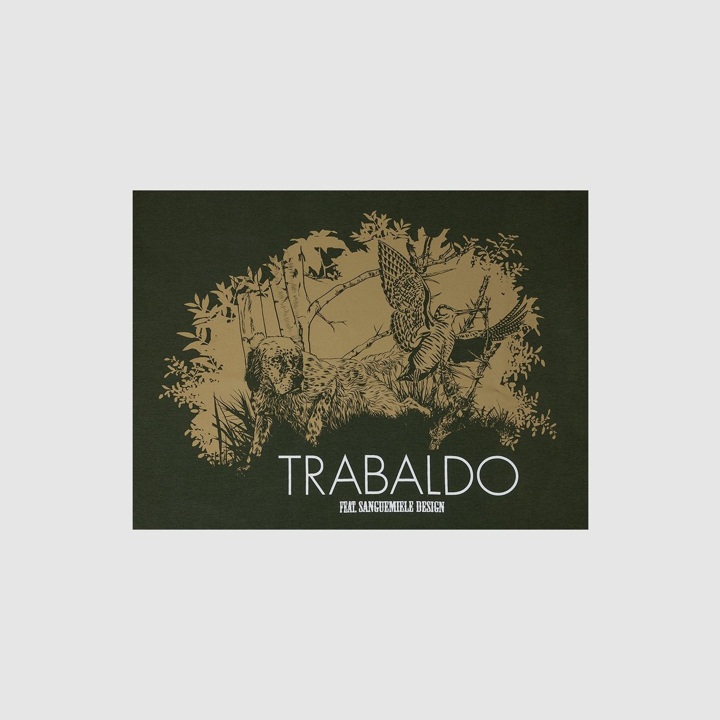 Trabaldo Identity T-Shirt mit Setter-Druck in Grün, Bild 4 von 4
