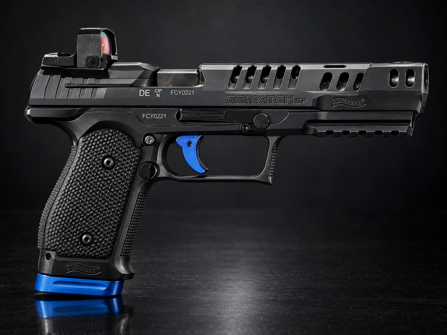 Walther Q5 Match Steel Frame 9mm | Vector Optics Red Dot | Zubehörpaket, Bild 3 von 5