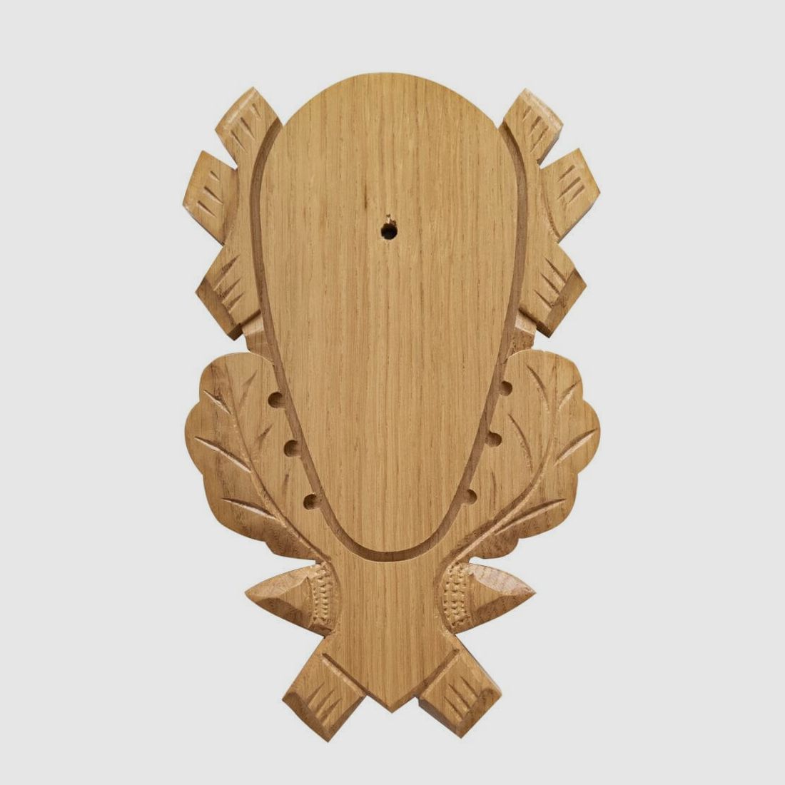 Massives Eichenschild für Rehbock