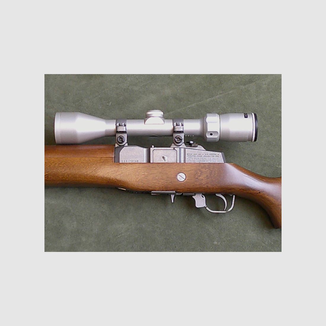 Selbstladebüchse Ruger Mini 14 Ranch Rifle, Kal. .223 Rem., stainless, ZFR Bushnell 3-9x40