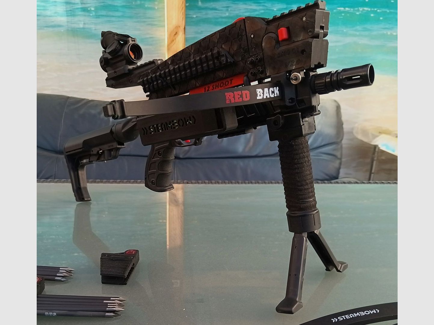 Steambow  Stinger 2 Armbrust Komplettset zu verkaufen