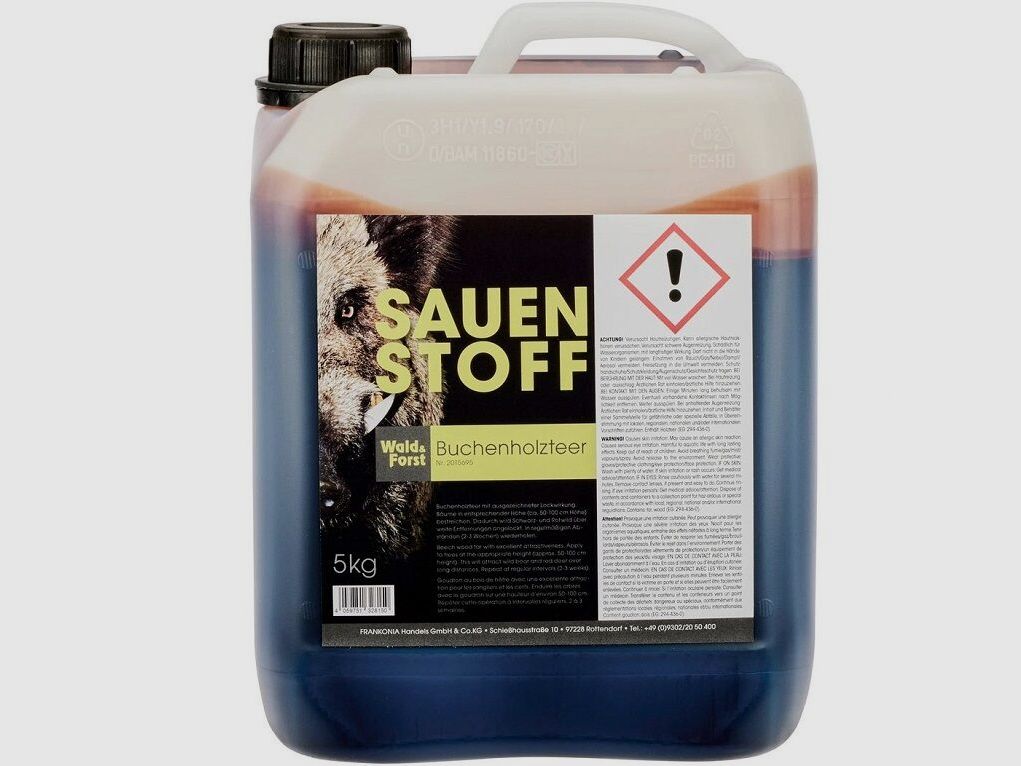 Beech wood tar for forest and hunting 5kg canister