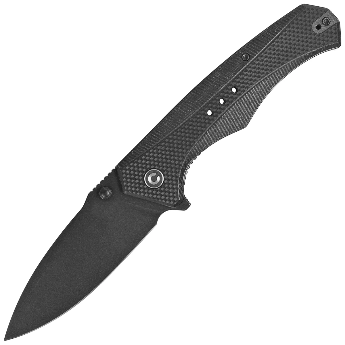 Civivi Photonix Folding Knife Black G10, Black Stonewashed 14C28N (C23081B-1)