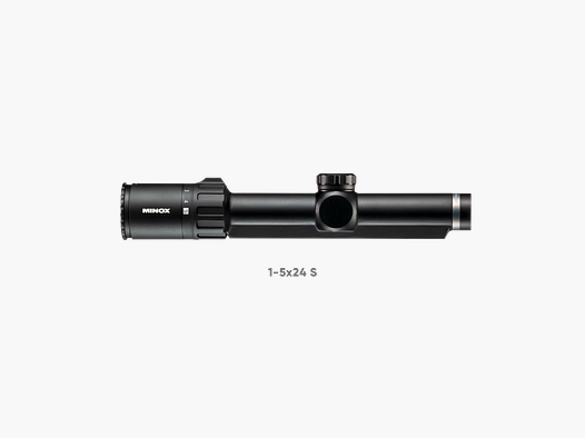 Minox Allrounder 1-5x24 riflescope medium tube: with rail