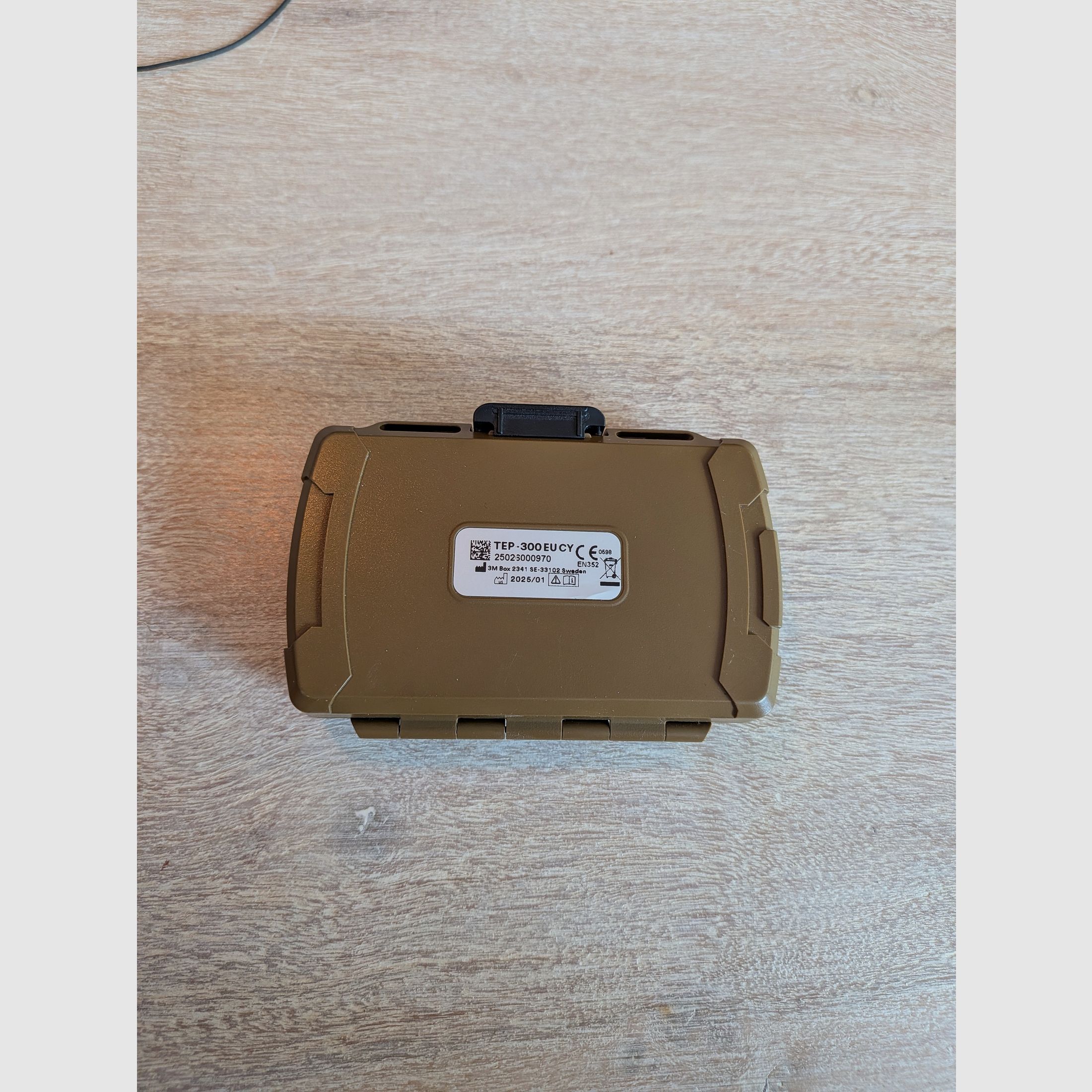 3M™ PELTOR™ elektroniczne zatyczki do uszu, brązowe, TEP-300 EU CY