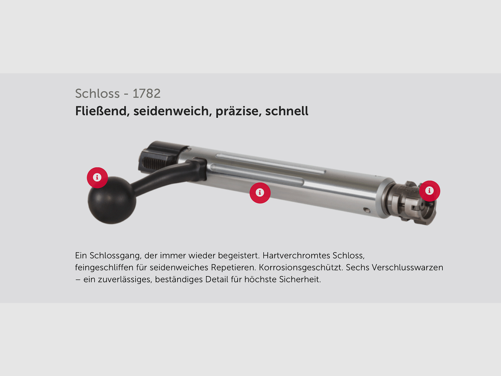 J.G. Anschütz 1782 D G-15x1 Classic Kaliber 6,5x55 SE Repetierbüchse LL 580mm M15x1 Gewinde