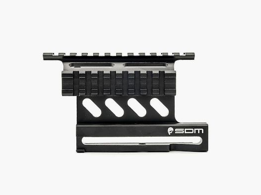 SDM AK 47 quick-release mount DUAL Picatinny rail / rail at 9 o'clock and 12 o'clock position