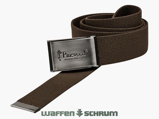 Pinewood Gürtel Canvas  Brown