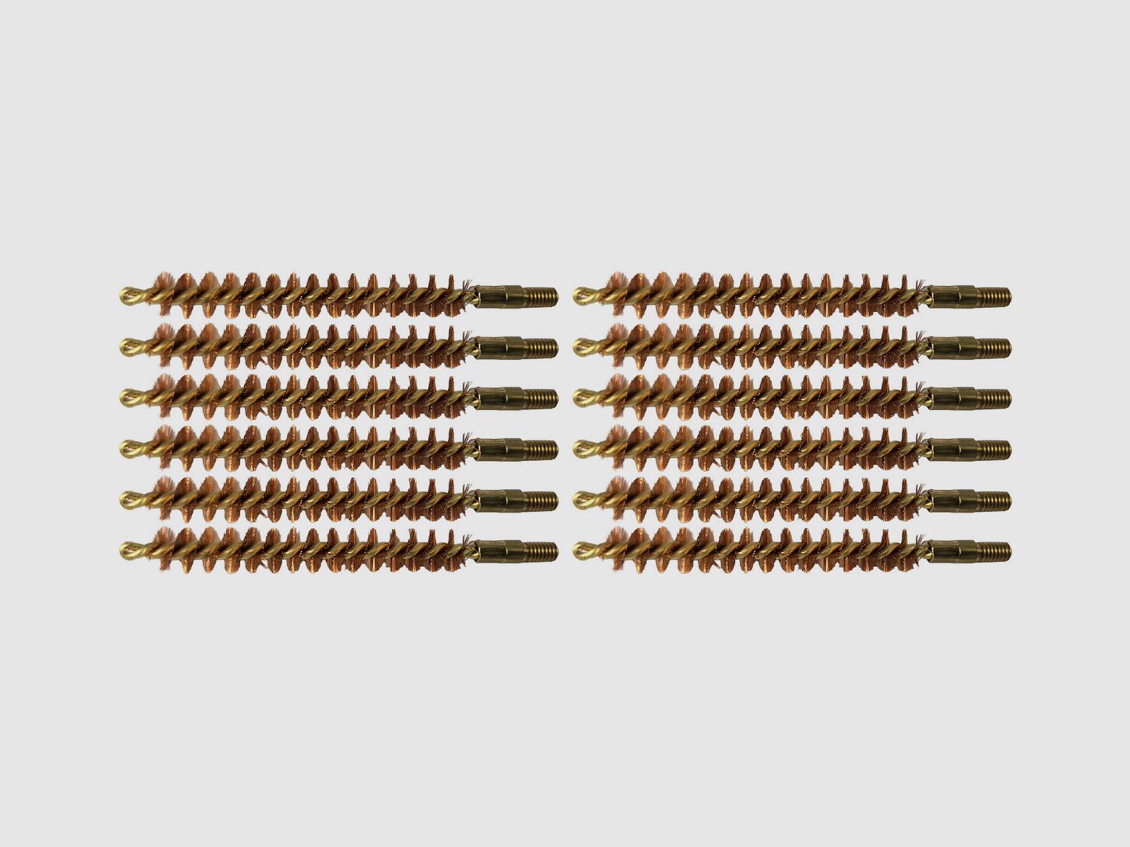 12 cepillos de bronce .30/308 rifle