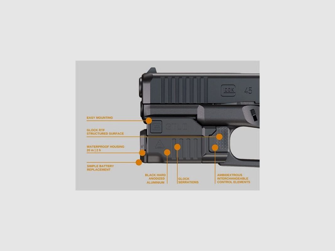 GLOCK GTL II Module de Lumière LED, image 2 sur 4