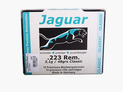 Jaguar-Munition .223 Rem 3,1g