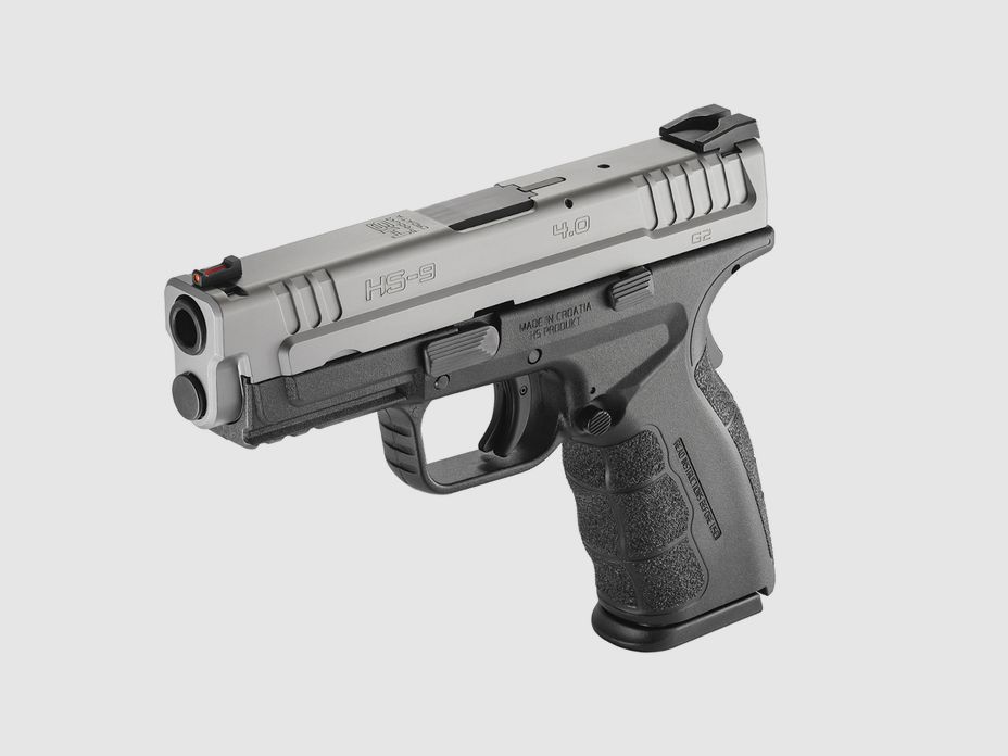 HS Pistole HS-9 G2 5.0, 9 mm Luger, schwarz/Stahl, Standard