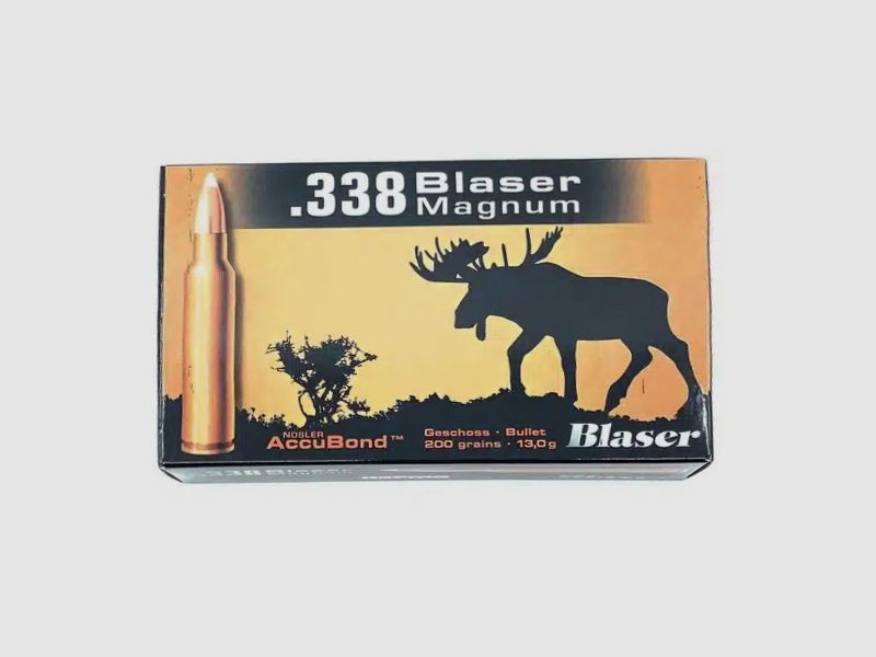 Blaser .338 Blaser Mag. AccuBond 13.0g