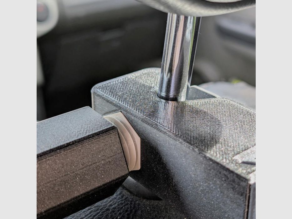 Langwaffenhalter-System "Krabbe Pro" für Kopfstützen im Auto | Jagawams