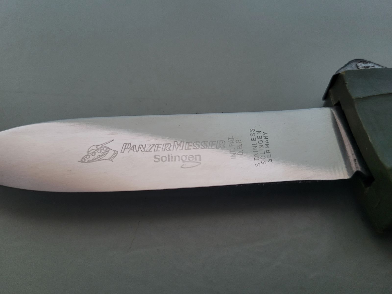 Nóż automatyczny Panzer - patent Solingen D.B.P - wojskowy - nóż żołnierski