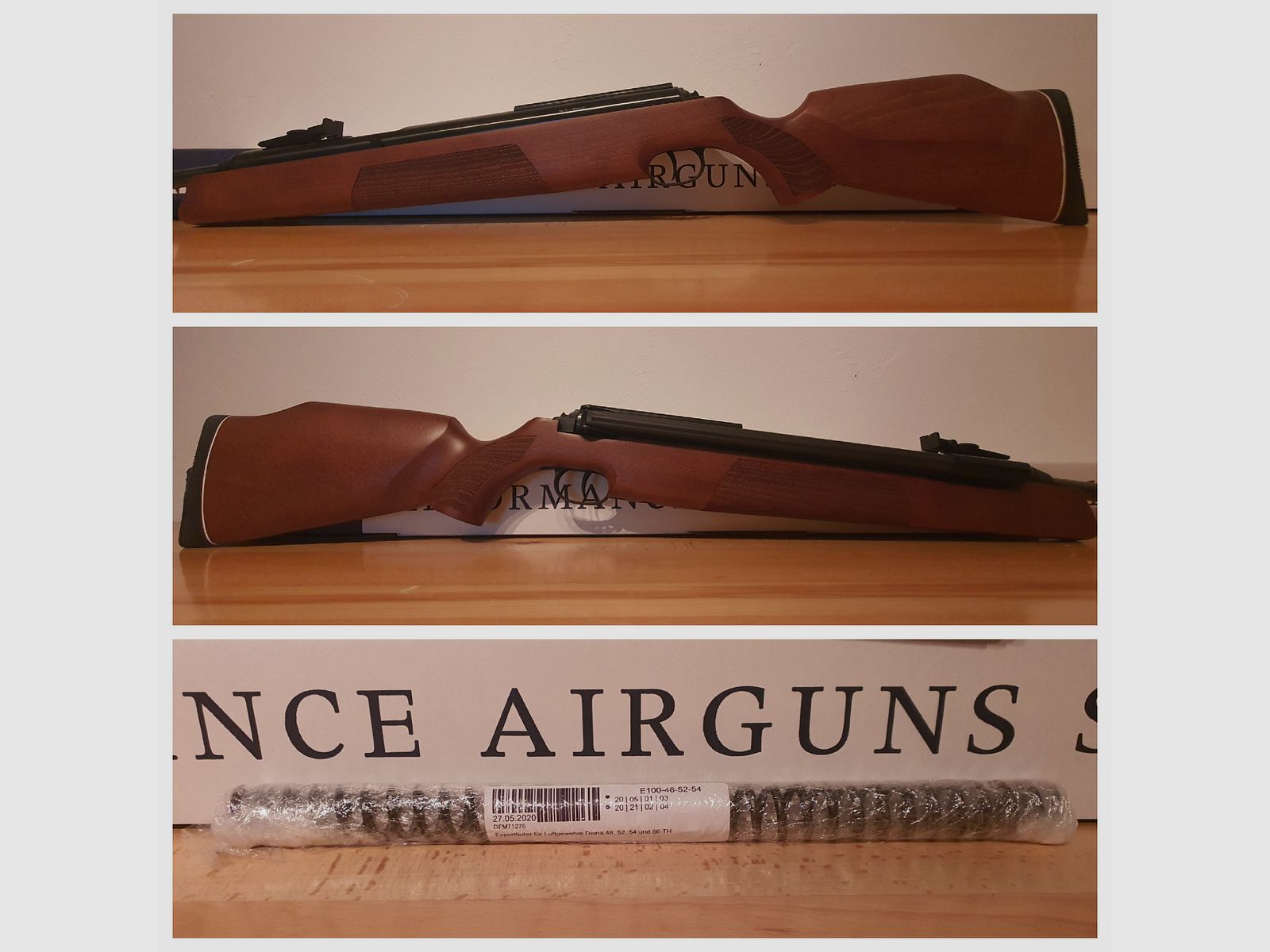 Karabinek pneumatyczny Diana 54 / Diana54 Airking w kalibrze 4,5 mm ( lufa stała / boczny naciąg )