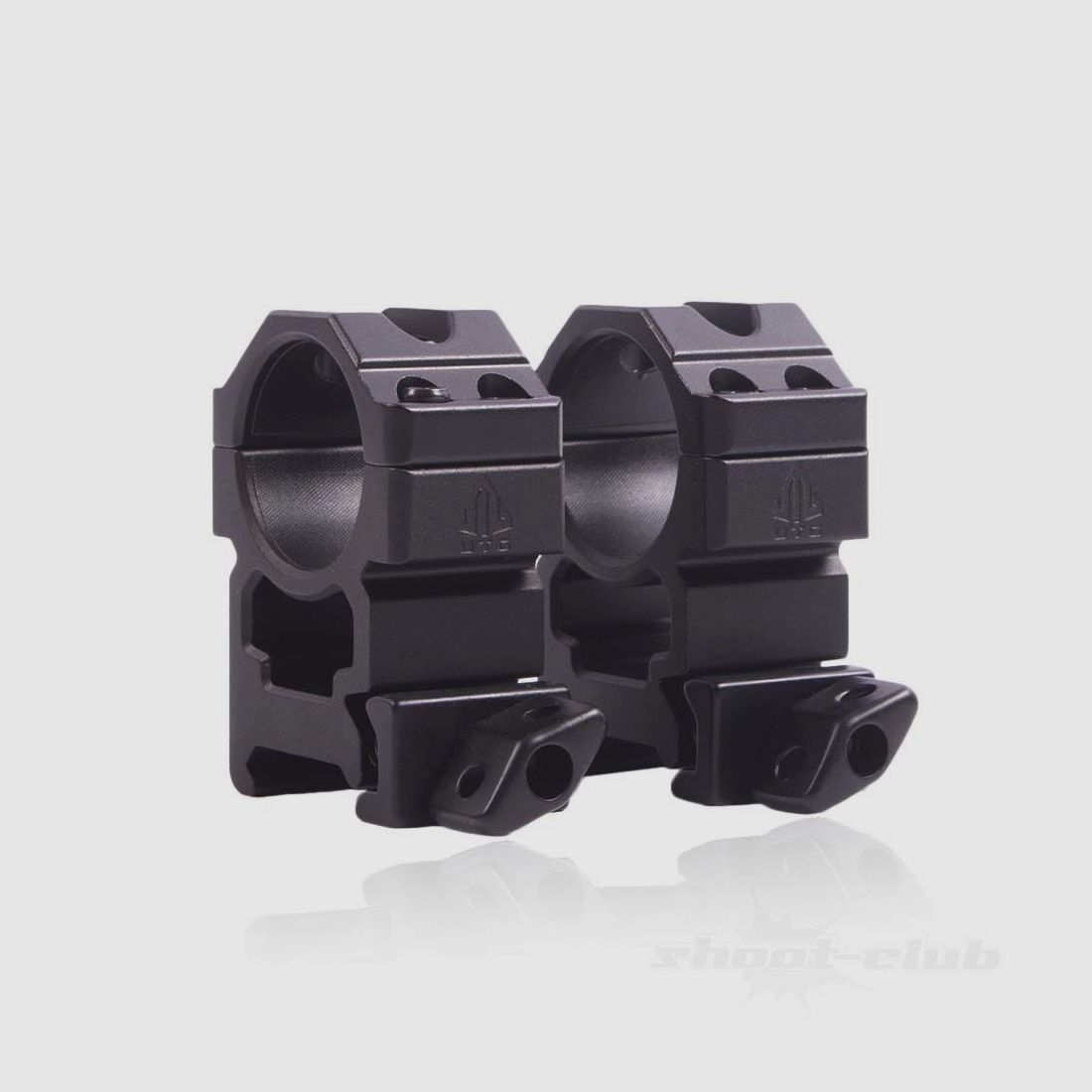 Anelli di montaggio UTG alti - 1 pollice per guida Weaver da 22 mm