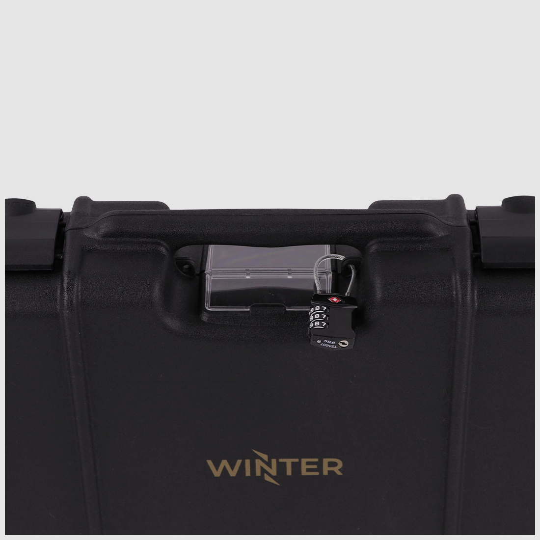 Winter Gewehrkoffer W11 117 cm für 1 Langwaffe – PP Kunststoff, 4 Push-Pull Verschlüsse, Noppen (Night)