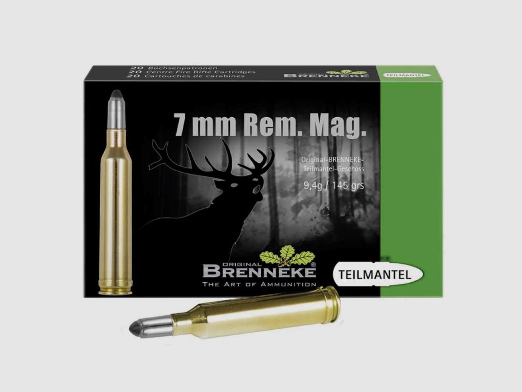 Brenneke 7mm Rem. Mag. 145GR TM 20 cartuchos