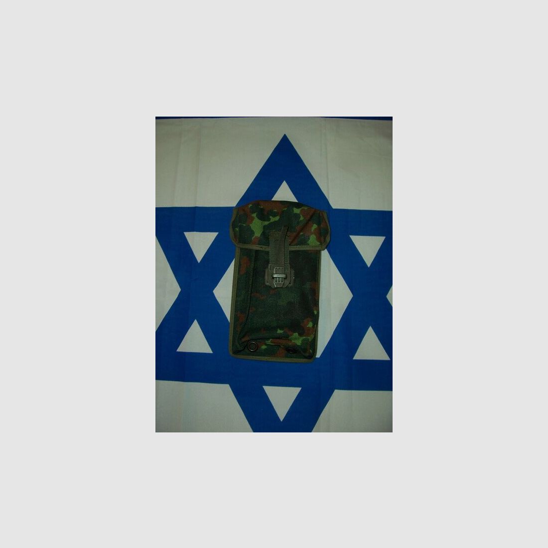 Magazine pouch orig. Bundeswehr BW Flecktarn/Camouflage SAR M54 M2 / UZI MP2 for 3x magazines