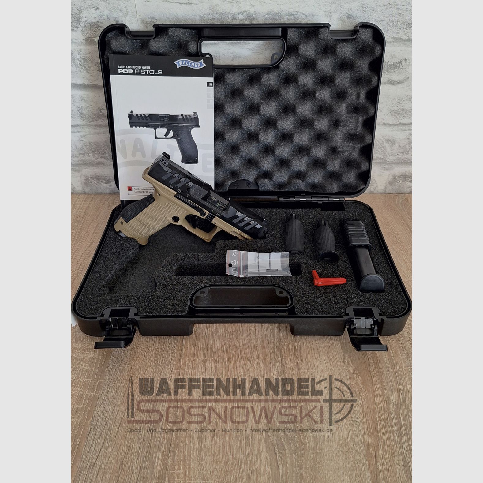Pistole Walther PDP Compact V2 OR 4" FDE 9mm Luger