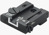 LPA TPU32GL18 mirino micrometrico regolabile per pistole Glock – Contorno Bianco