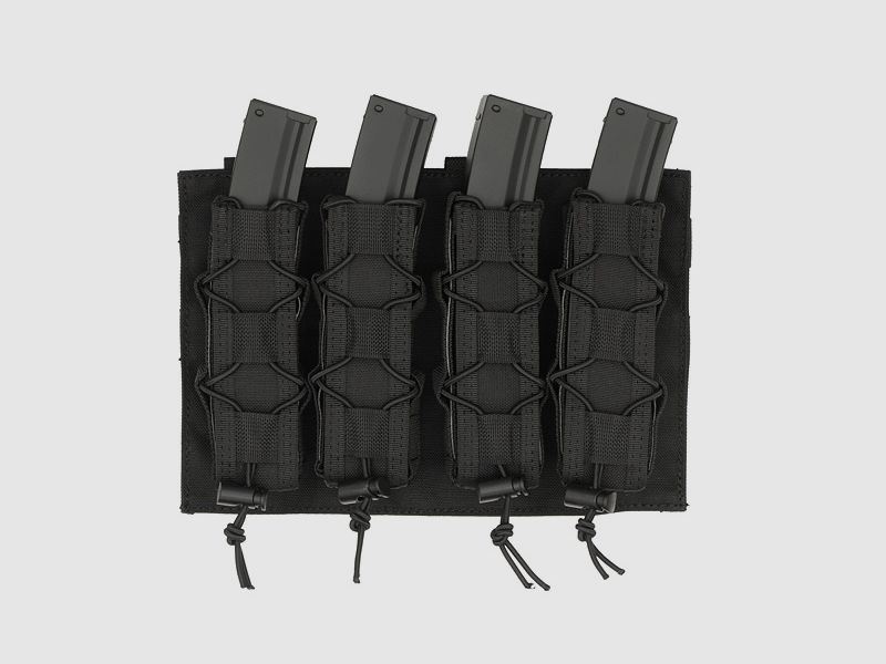 MOLLE Speed Quad MP5/SMG Magazine Pouch - Black