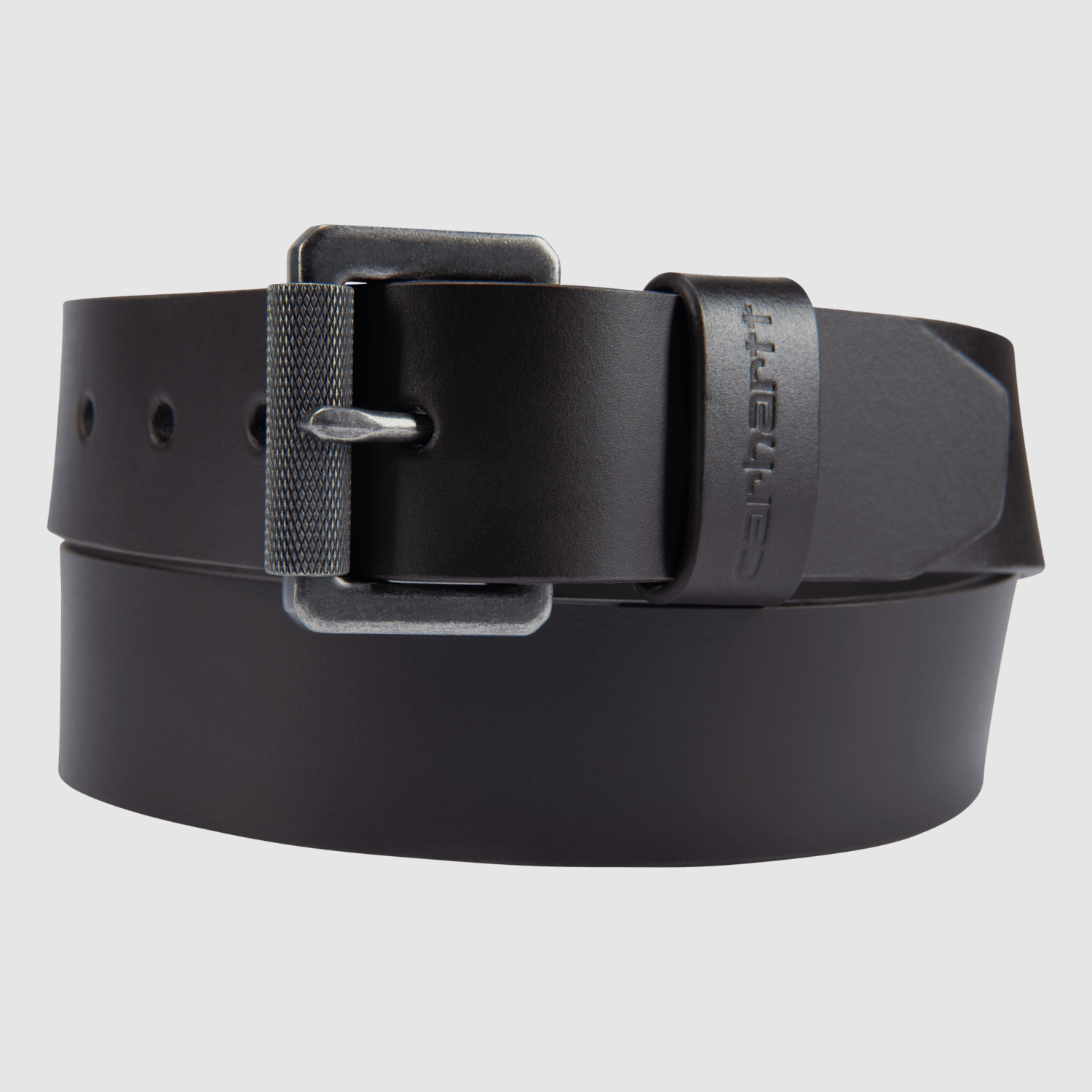 Carhartt Bridle Leather Roller Buckle Belt Men Dark Brown 34W