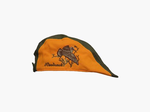 Grüne und orange hochsichtbare Kappe mit Beccaccia Woodcock Stickerei