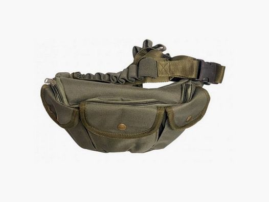 Groene Cordura tas met elastische patronenhouder Art. H820 MAREMMANO