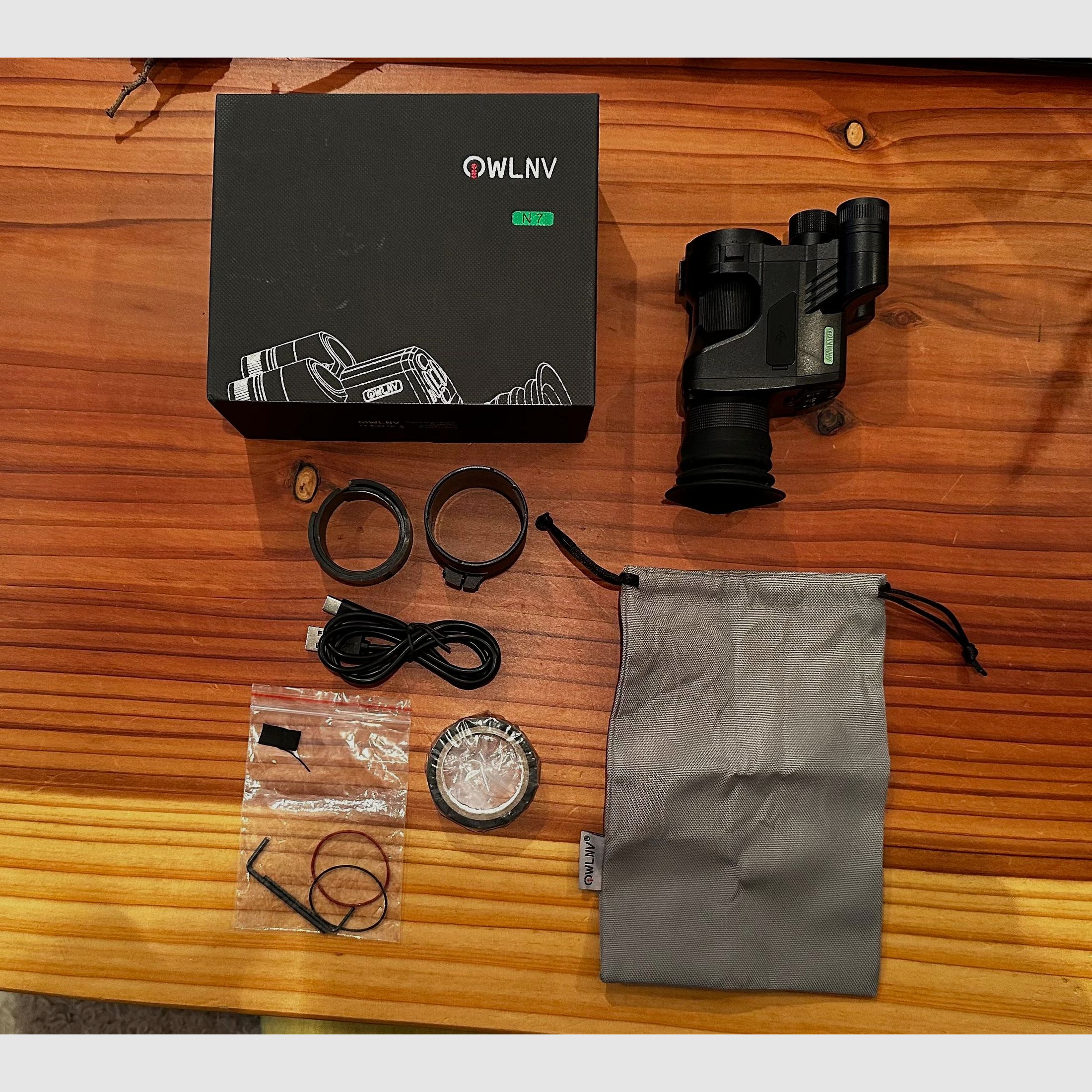 OWL-NV N7 night vision device as good as new including 45mm adapter - original packaging