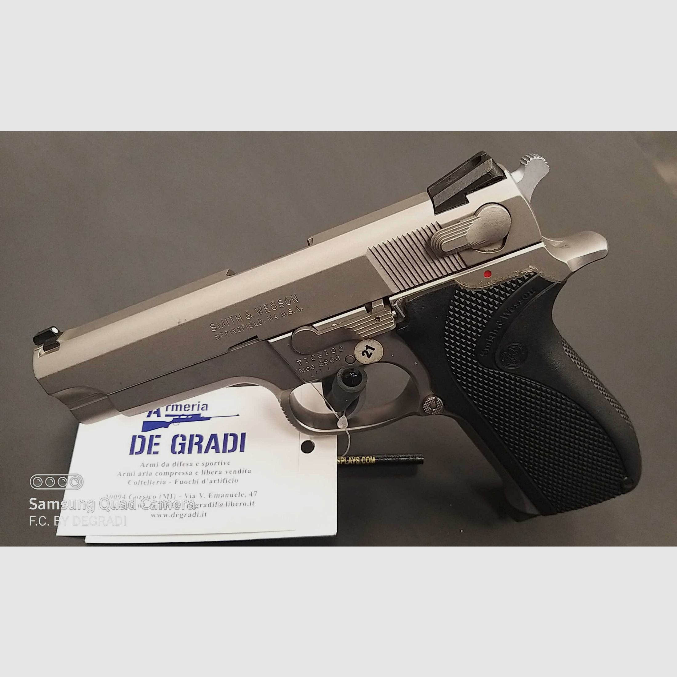 SMITH & WESSON MODEL 5906 9X21, zdjęcie 2 z 3