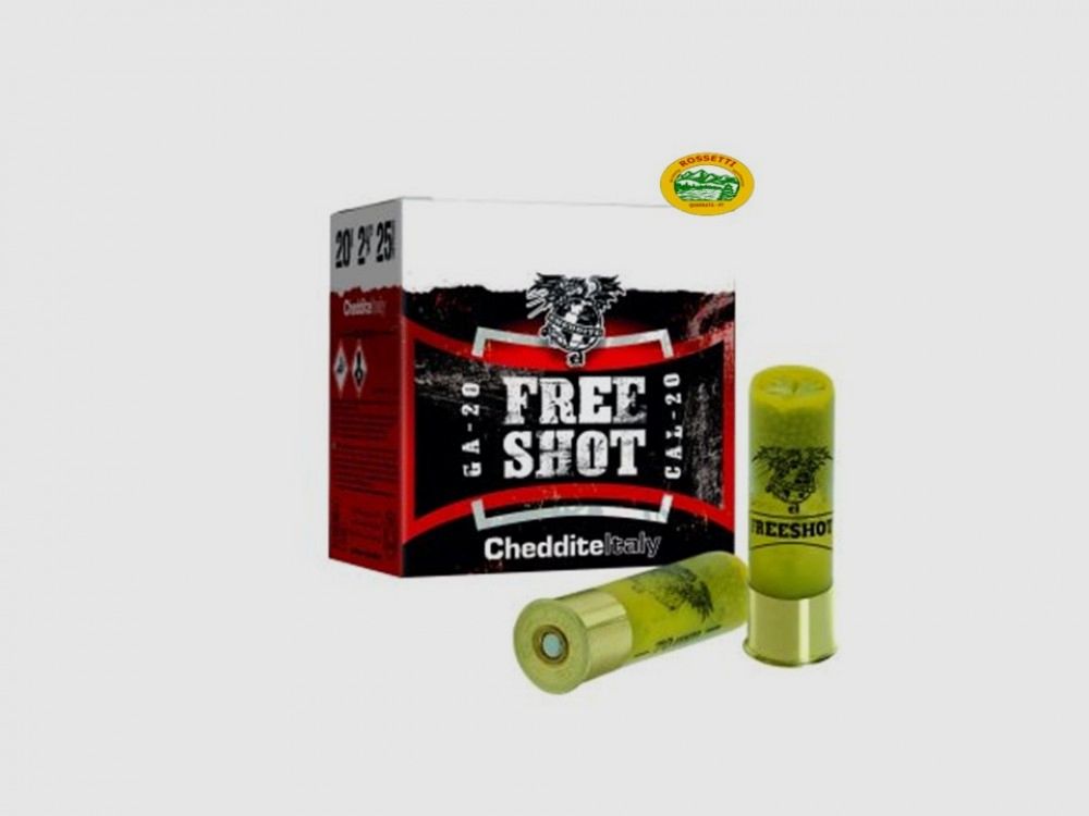CHEDDITE Patronen Free Shots neu Kal.20 gr.26 pb.9
