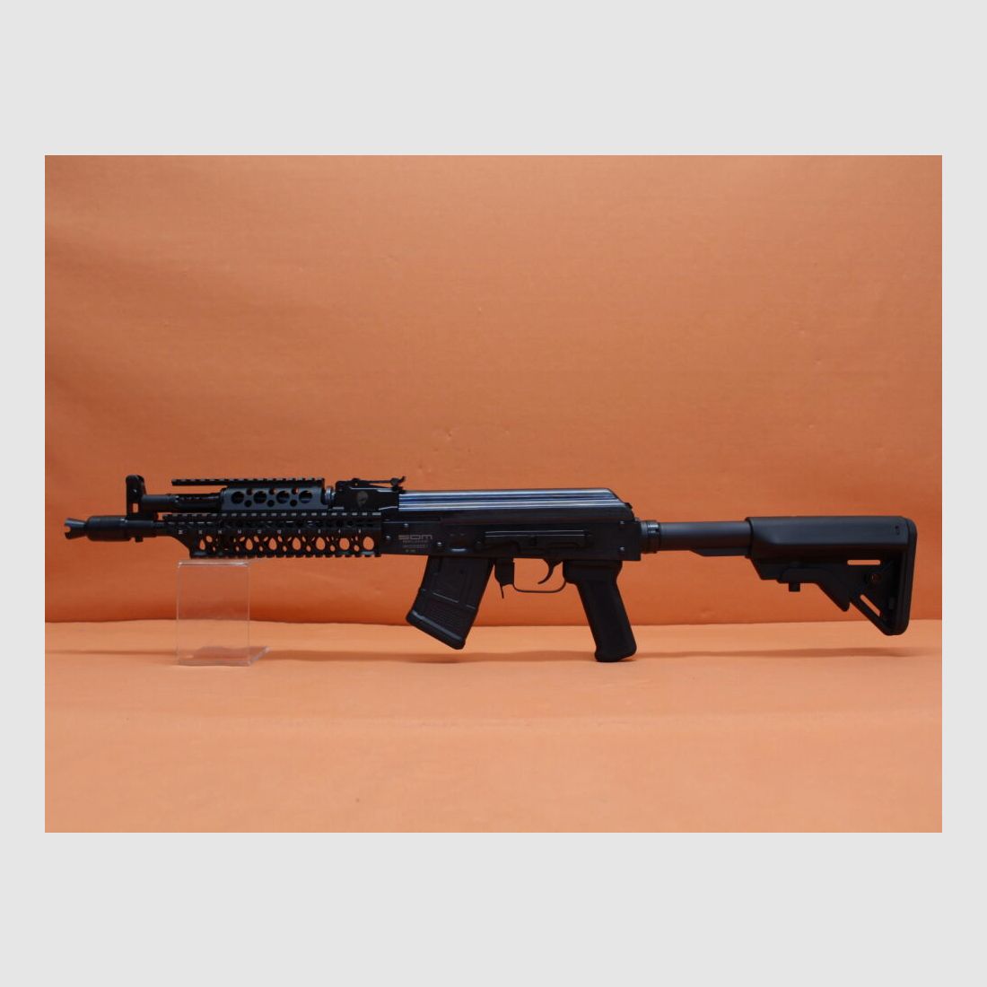 SDM Beijing Ha.Büchse 7,62x39 SDM AK-104s 12,5"/ 322mm Lauf/ 14mm Montageschiene/ Alu 4-Rail-System (AKM/AK47)
