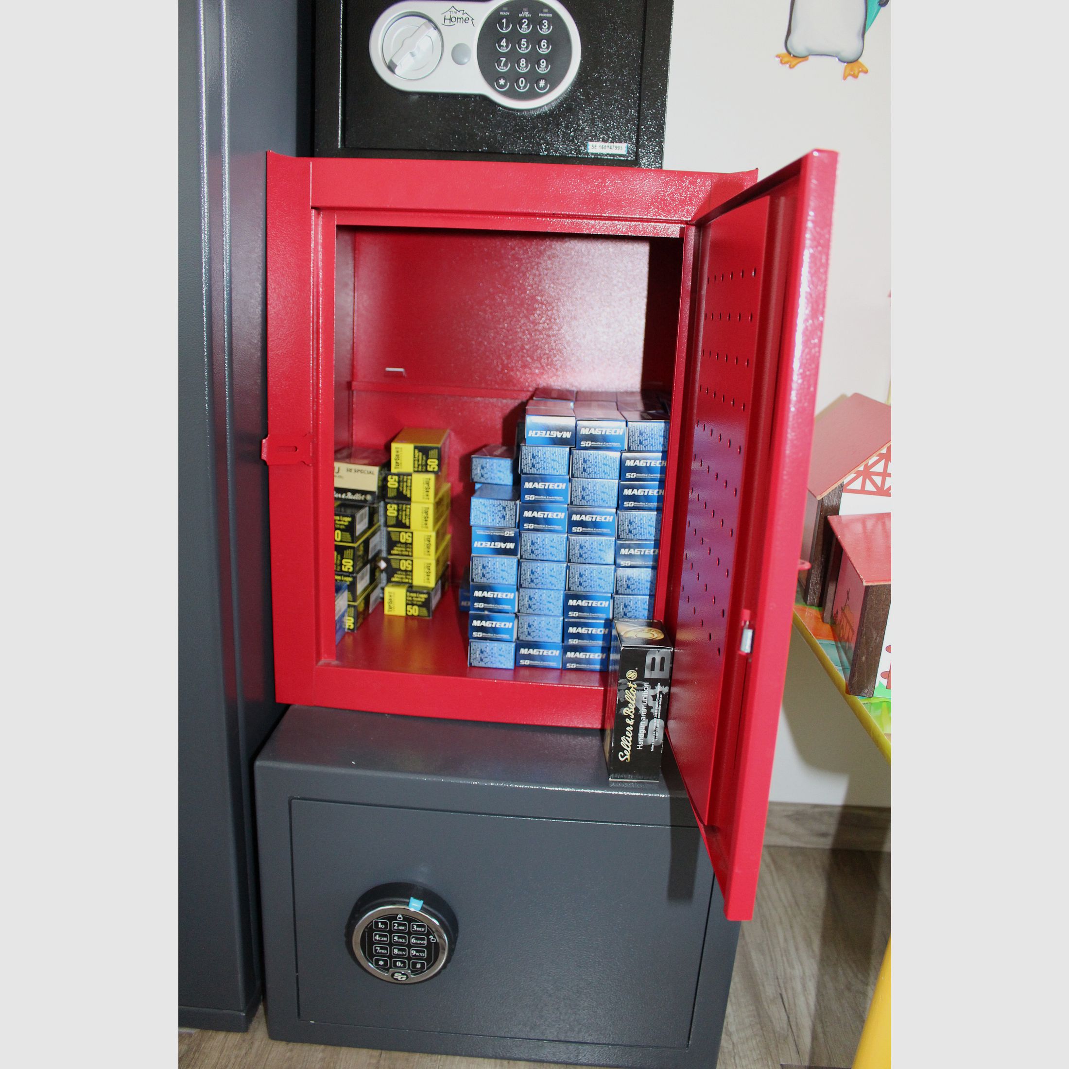 Aufbewahrungsbox aus Stahl für Munition