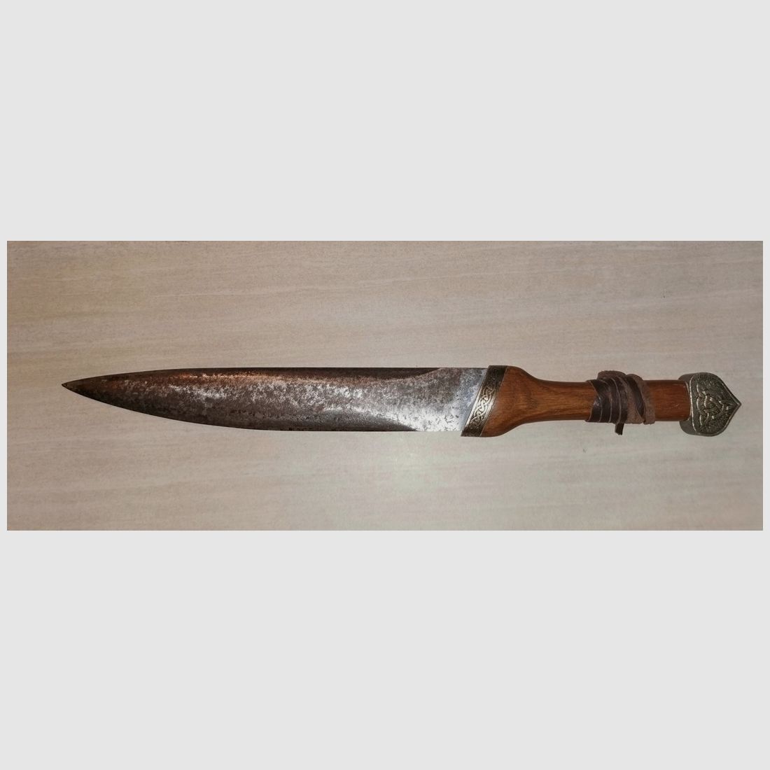 Skramasax/Sächsisches Sax Messer mit Scheide