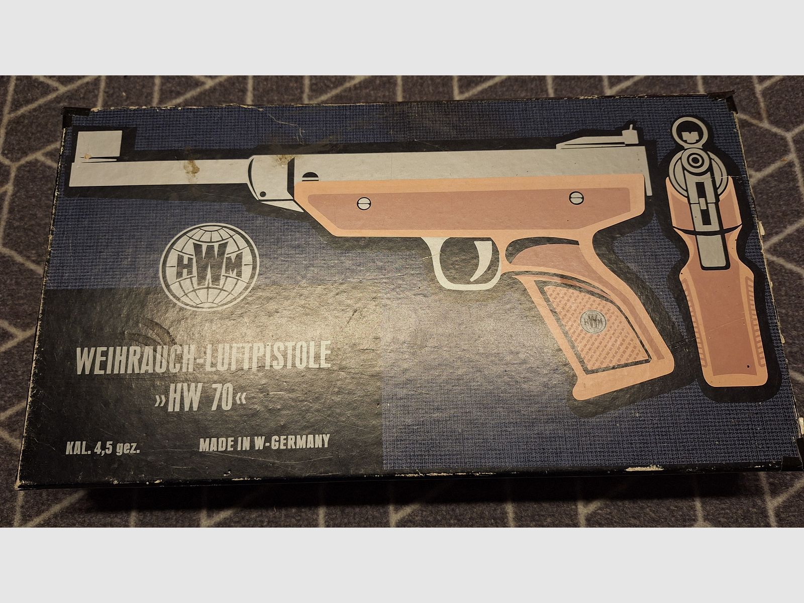 Weihrauch HW 70 pistolet à air comprimé 4,5 mm Diabolo