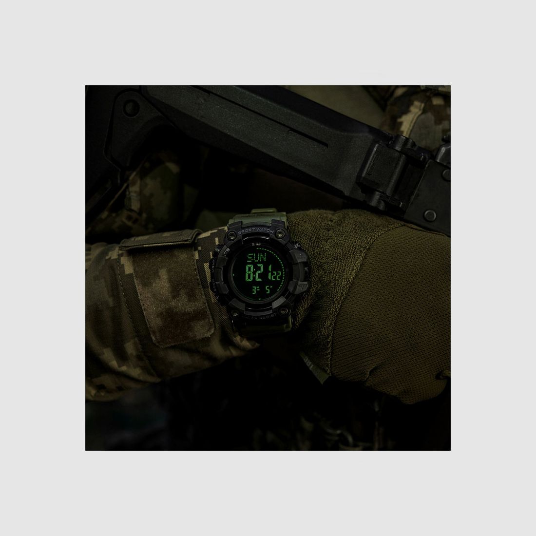 UHR – M-TAC – TAKTISCHE UHR 2037 | Oliv, Bild 6 von 8