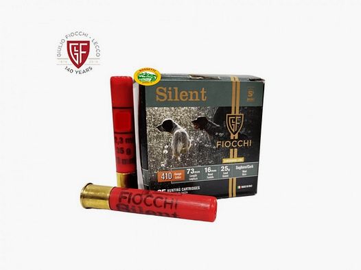 FIOCCHI Patronen Silent Kal.410 gr.25 pb.10 - schalldämpfend
