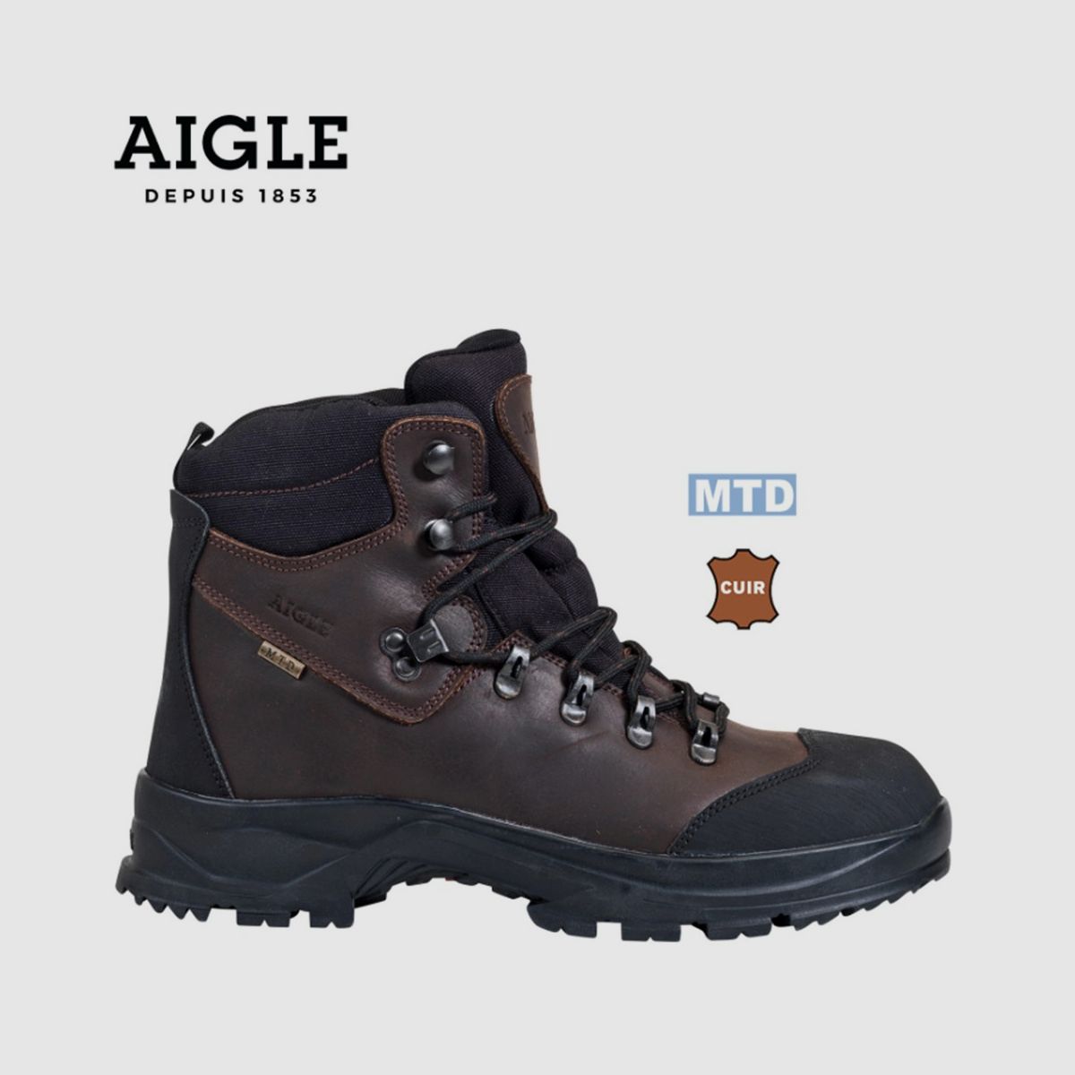 AIGLE Laforse MTD Donkerbruin