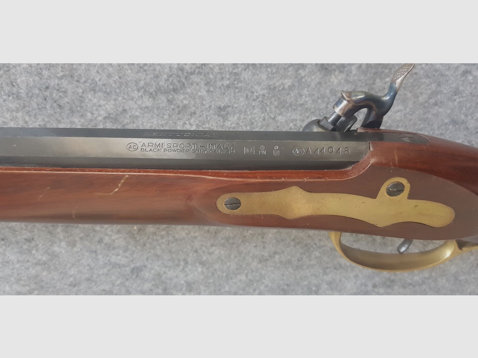 Vorderlader Pedersoli  Perkussions Büchse Rifle Armi Sport - Italy Kentuckian im Kaliber .45 Gewehr 