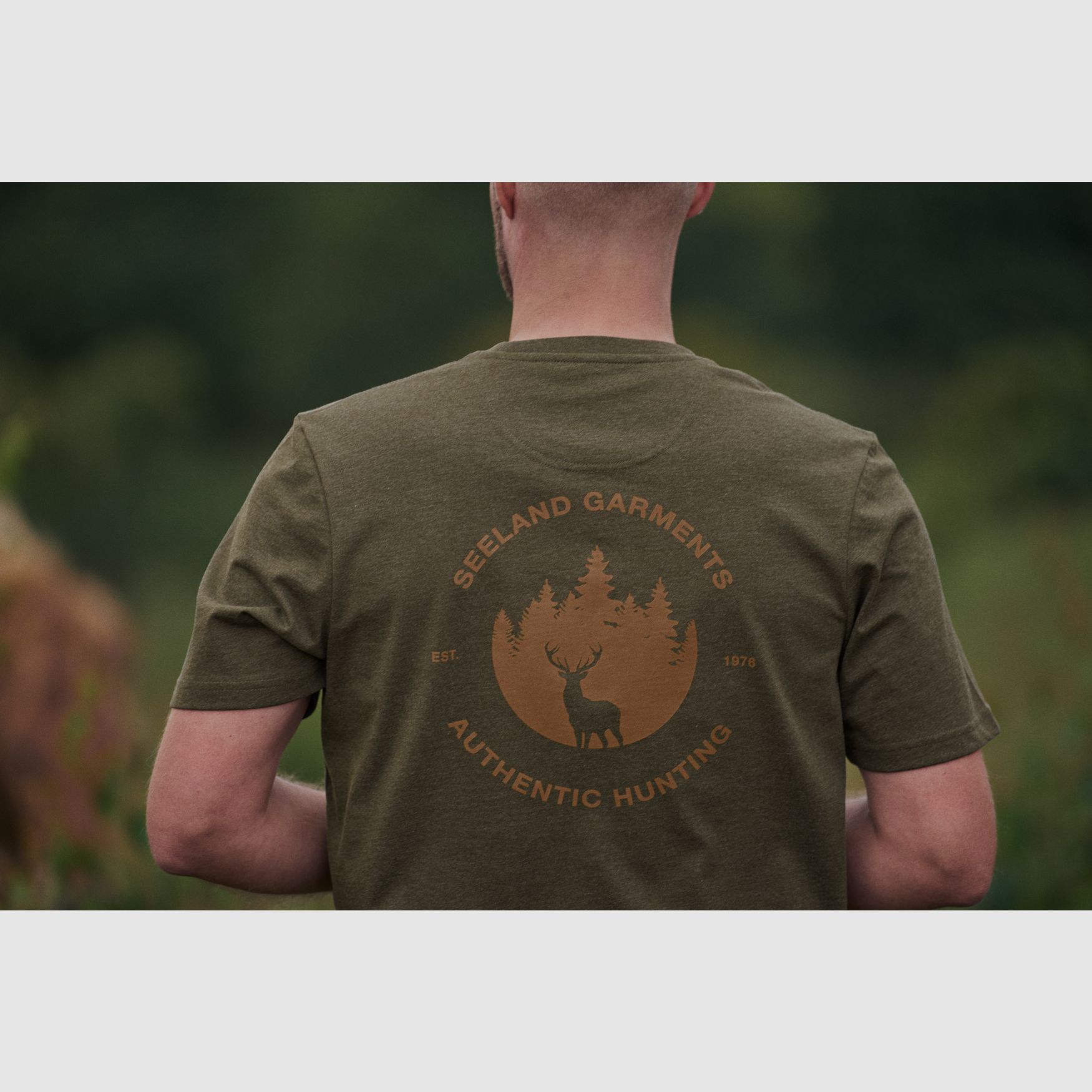 Seeland Saker T-shirt – Pine Green Melange, image 6 sur 8