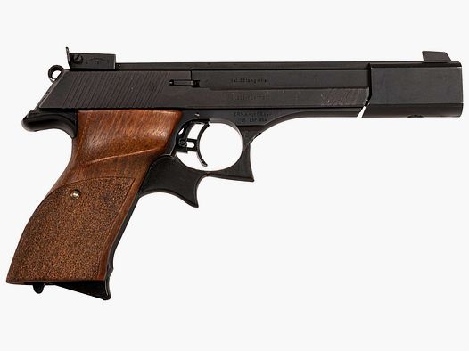 Erma ESP 85 A , Holzgriffschalen, Laufgewicht, Reservemagazin, .22lr