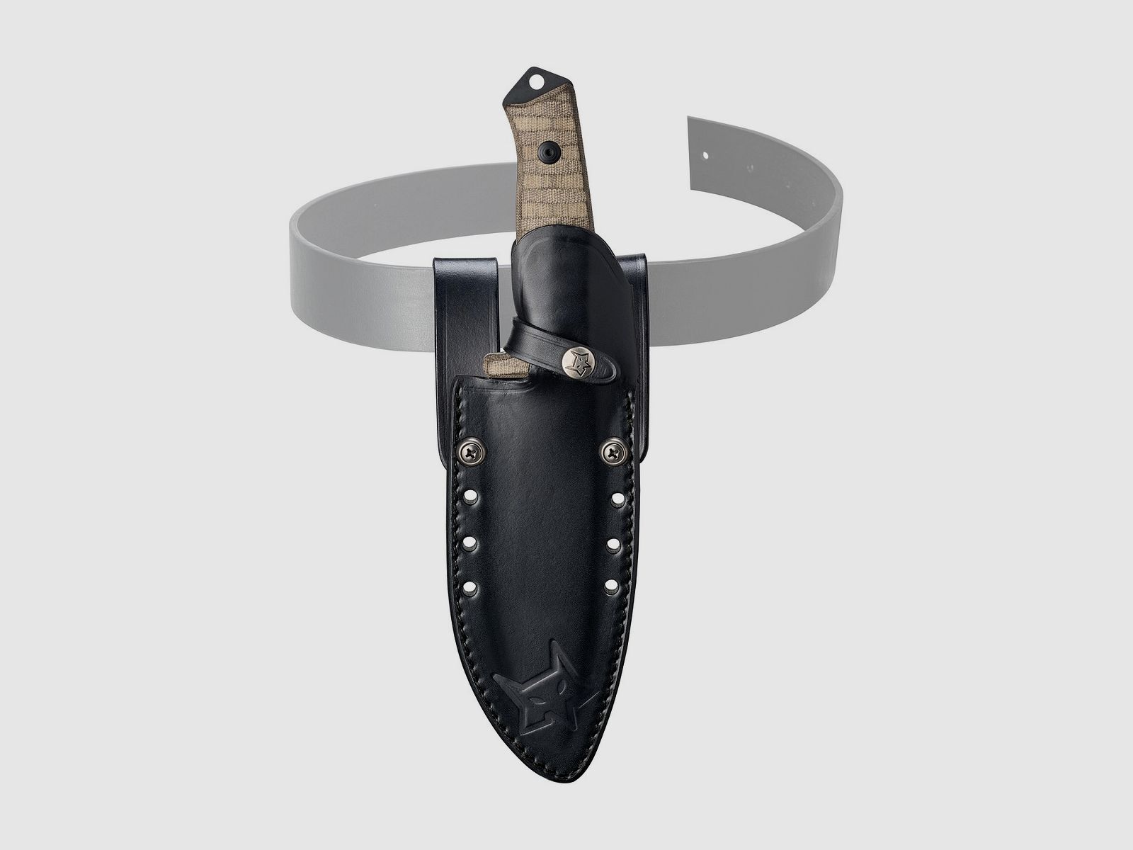 Fox - Drop Point Messer Bushman von Fox Knives (FX-609 OD), Bild 3 von 3