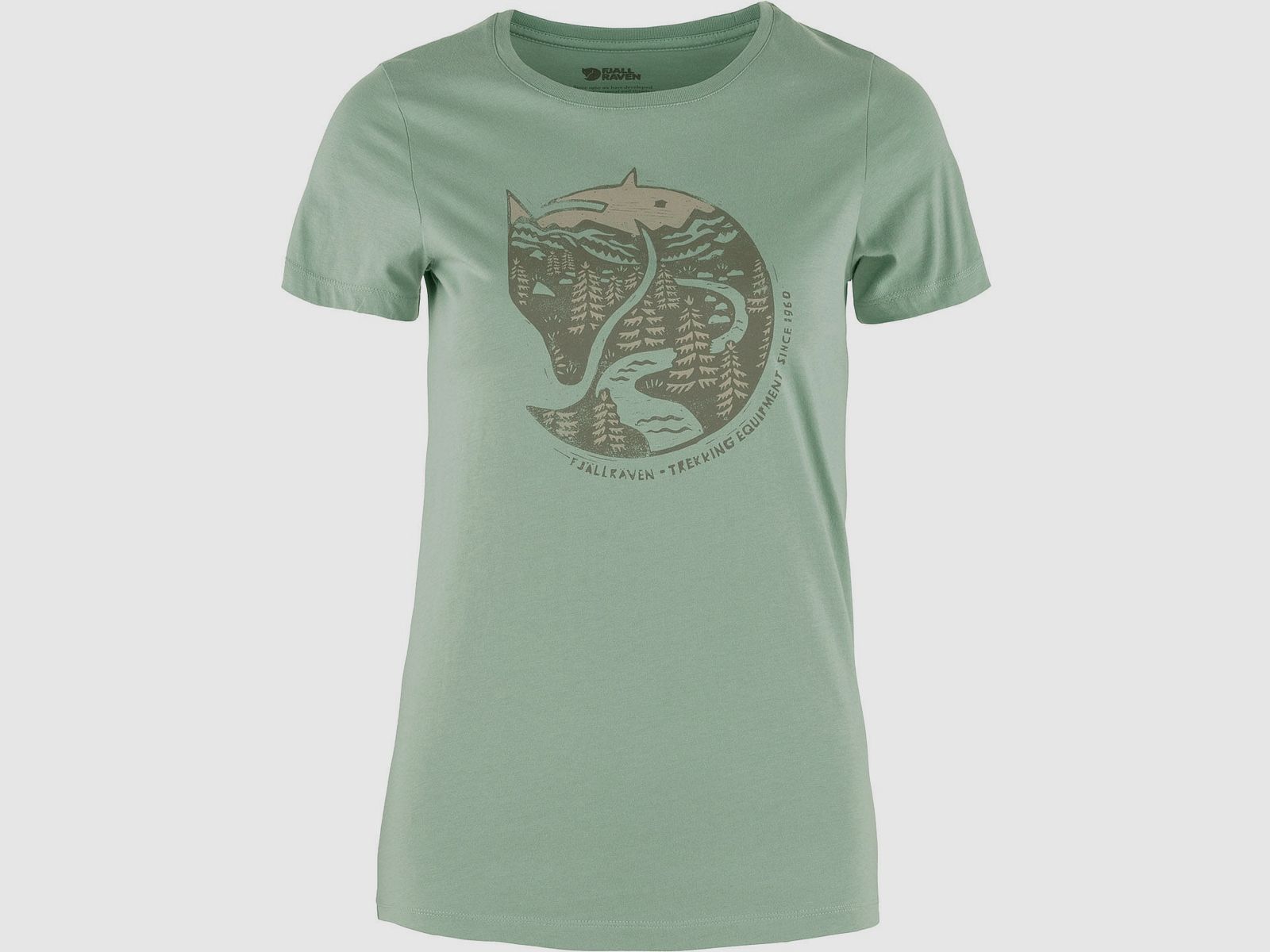 Fjällräven T-Shirt Arctic Fox Misty Green