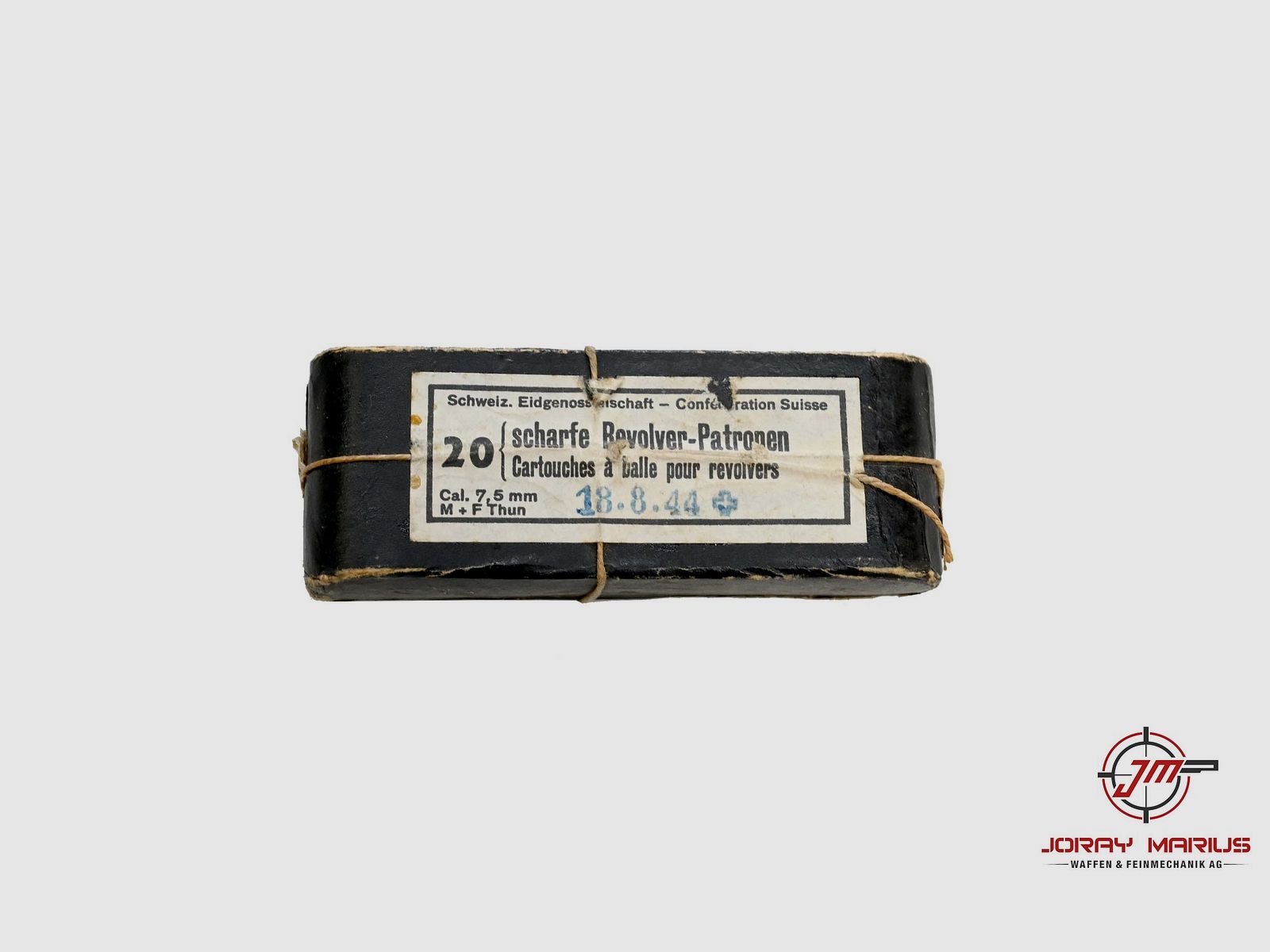 7.5 Swiss Revolverpatrone 1882 Sammlermunition