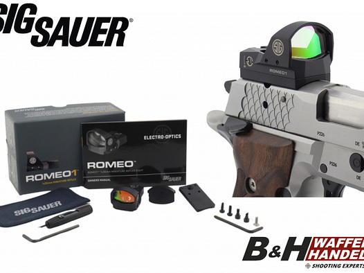 Neu: Sig Sauer ROMEO 1 Rotpunktvisier mit X-Series Adapter | Optical Ready | P226 X-Five X-Six OR