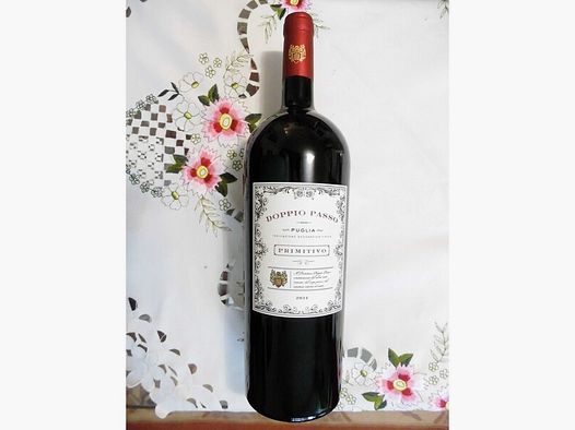 Doppio Passo Puglia IGT Primitivo MAGNUM-1,5Ltr 13%Vol Sicilia, 2021 Erstklassig