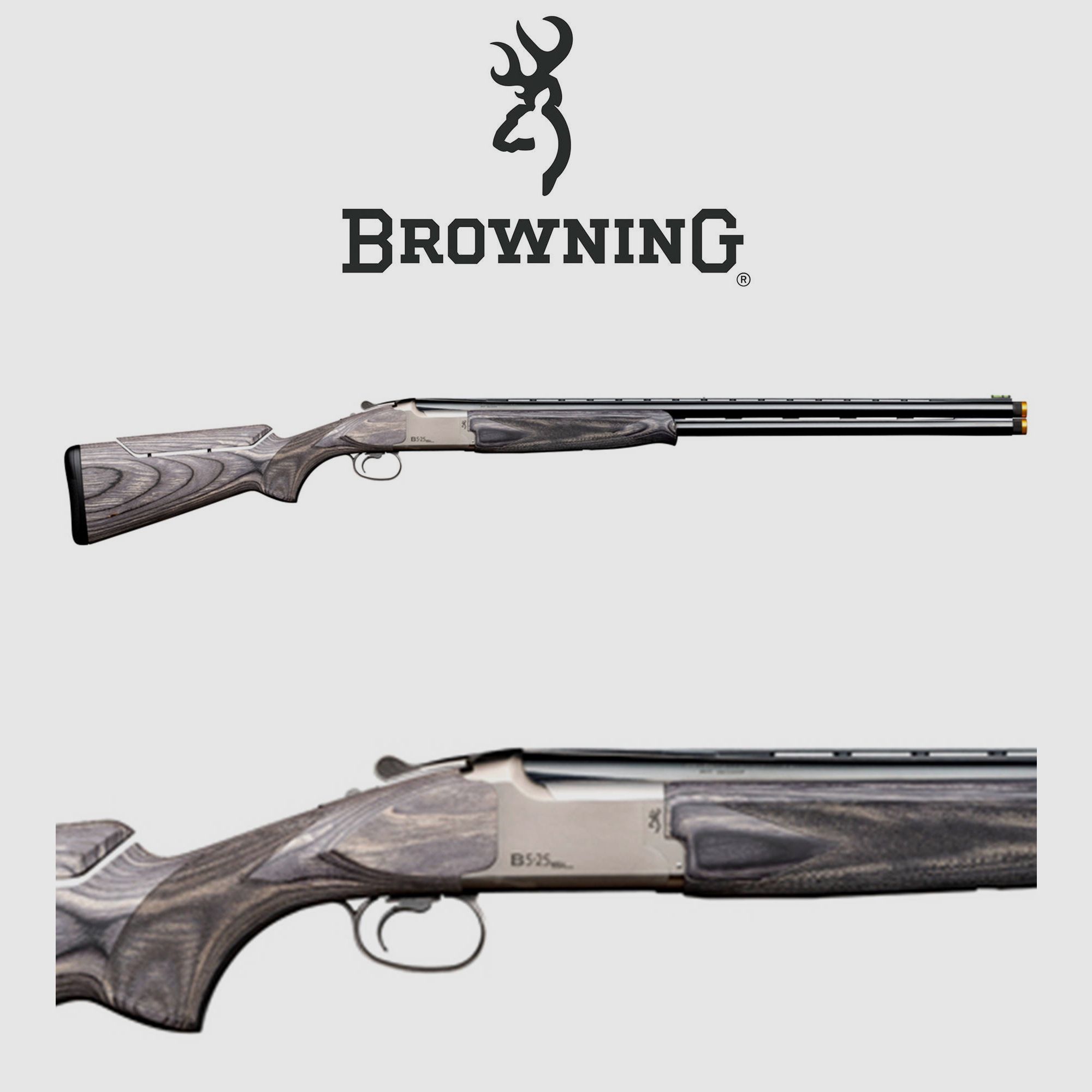 Browning B 525 SL SPORTER LAMINATED TRUE LEFT HAND ADJUSTABLE 12M